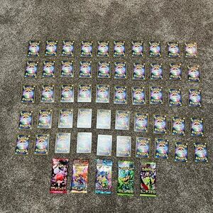 Pokemon 5 Japanese booster packs and 50 ja random common and uncommon no holos